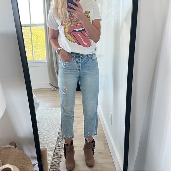 NWT Pistola Charlie Ripped Straight-Leg Jeans in Ruthless sz 31 - Picture 10 of 10